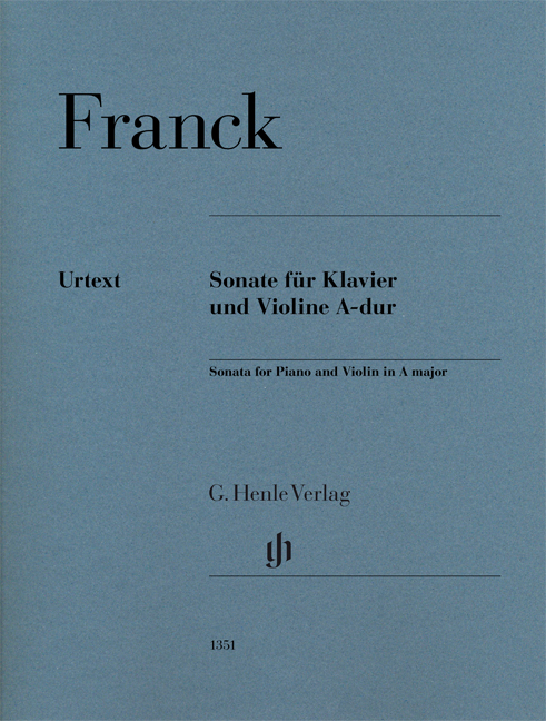 Front Cover Image Sonate für Klavier und Violine A-dur