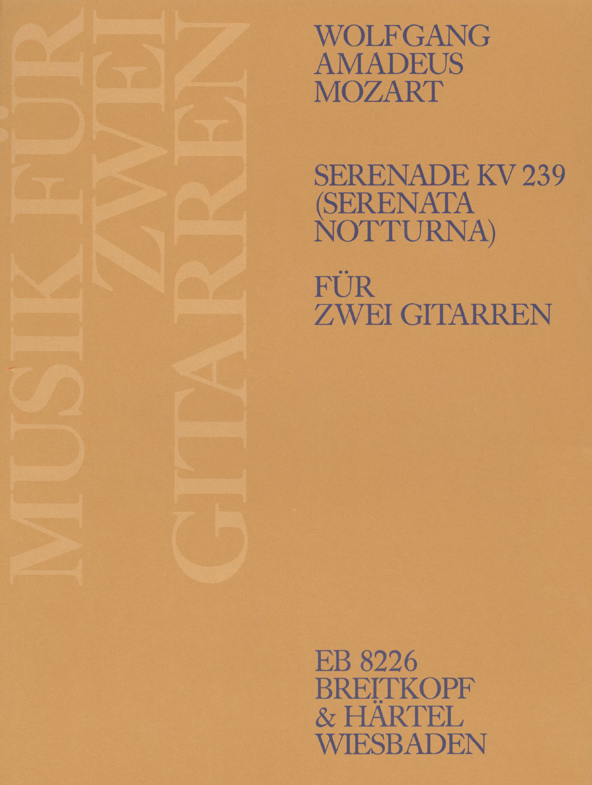 Other Cover Image Serenade D-Dur KV 239 "Serenata notturna"