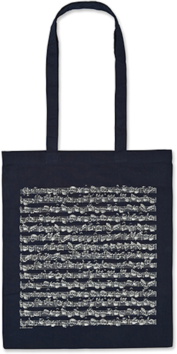 Other Cover Image Tragtasche Notenblatt navy lang