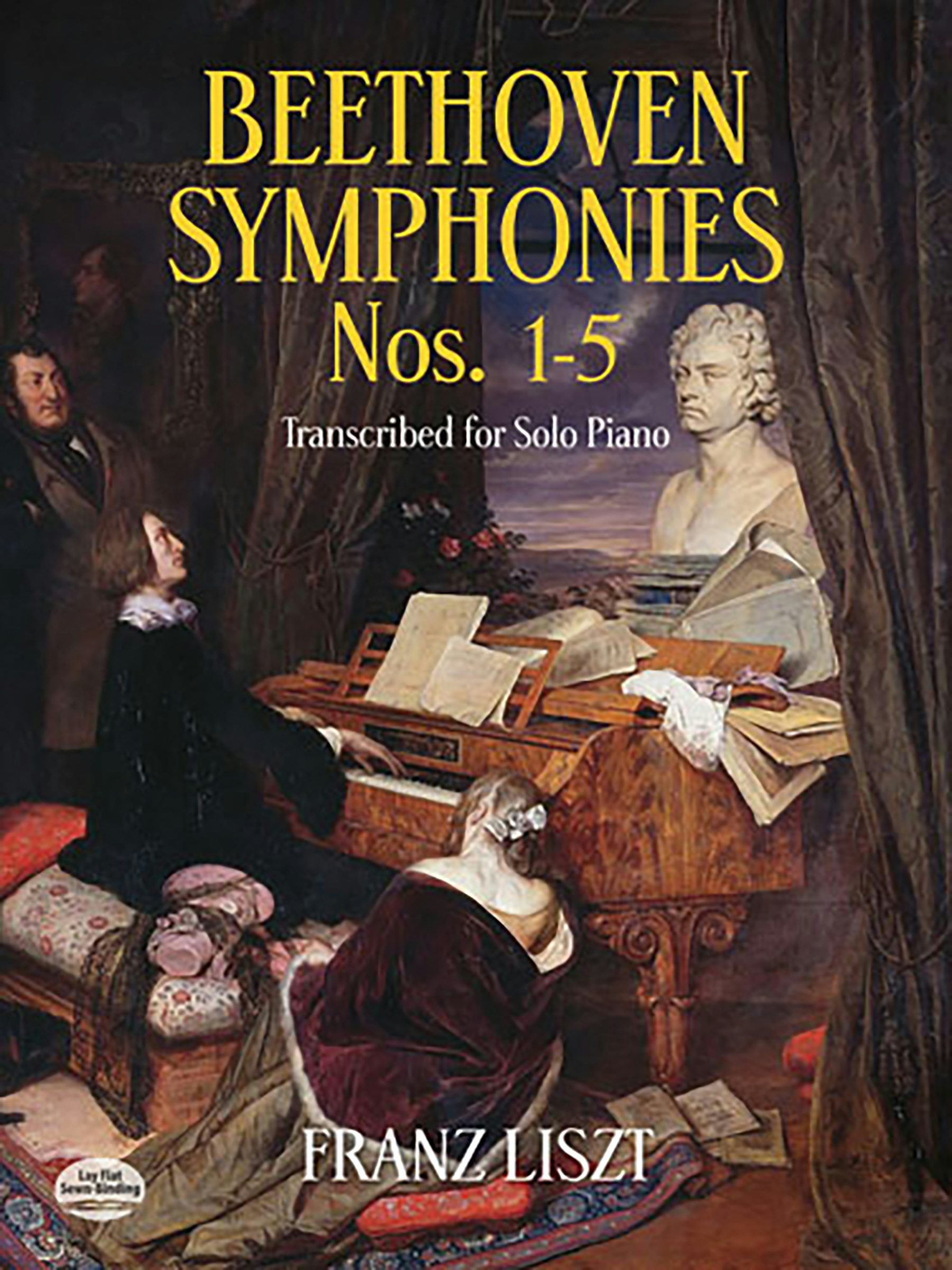 Front Cover Image Beethoven Symphonies Nos. 1-5 Transcribed for Solo Piano