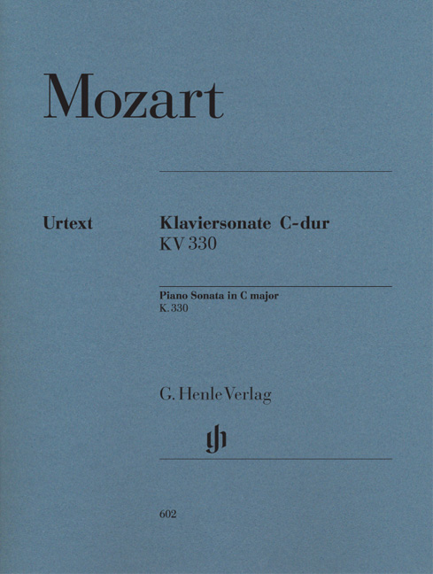 Front Cover Image Klaviersonate C-dur KV 330