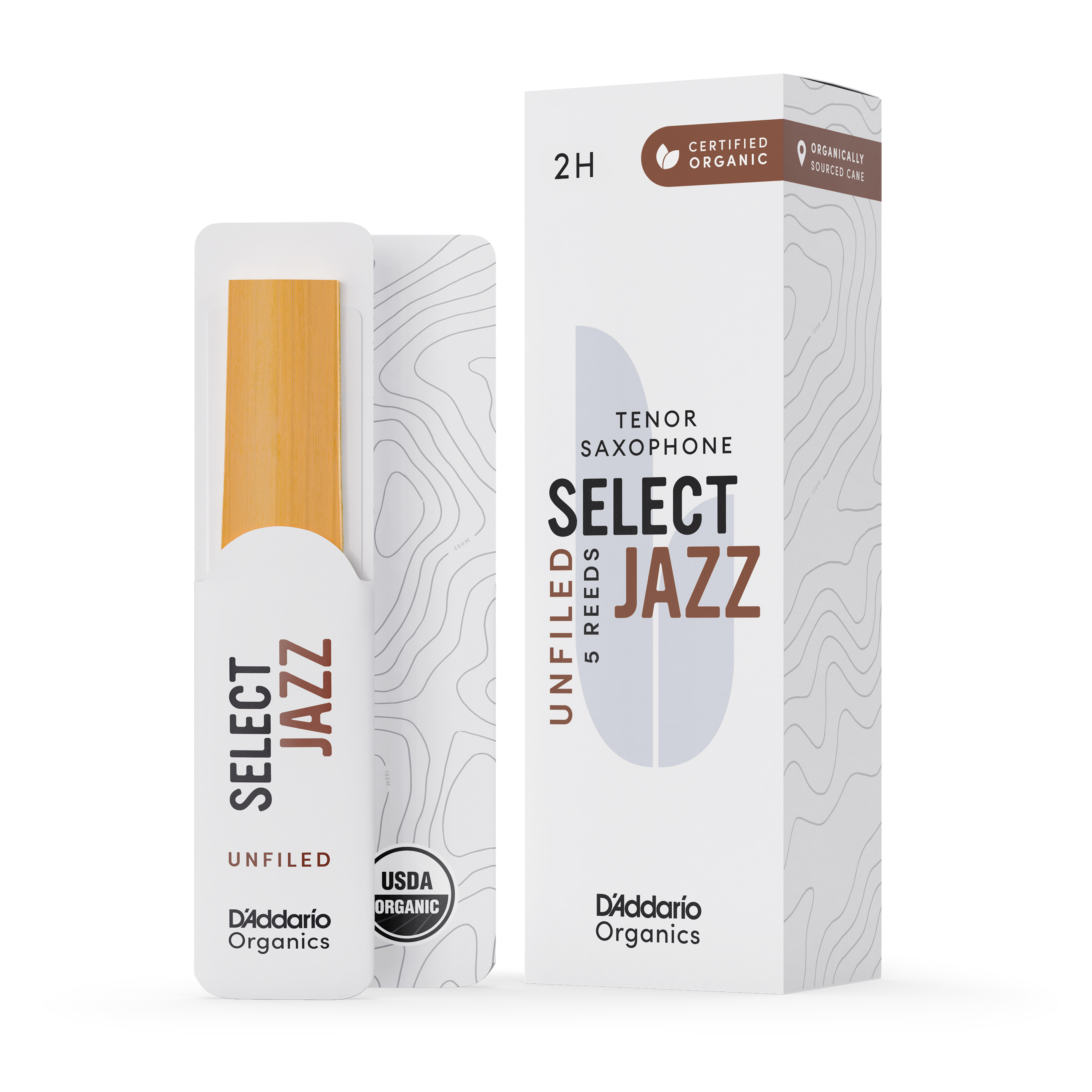 Front Cover Image Select Jazz Unfiled Tenor-Sax - Stärke 2H, 5er-Packung
