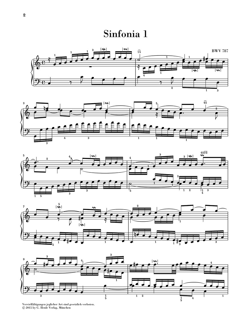 Other Cover Image Sinfonien (Dreistimmige Inventionen) BWV 787-801