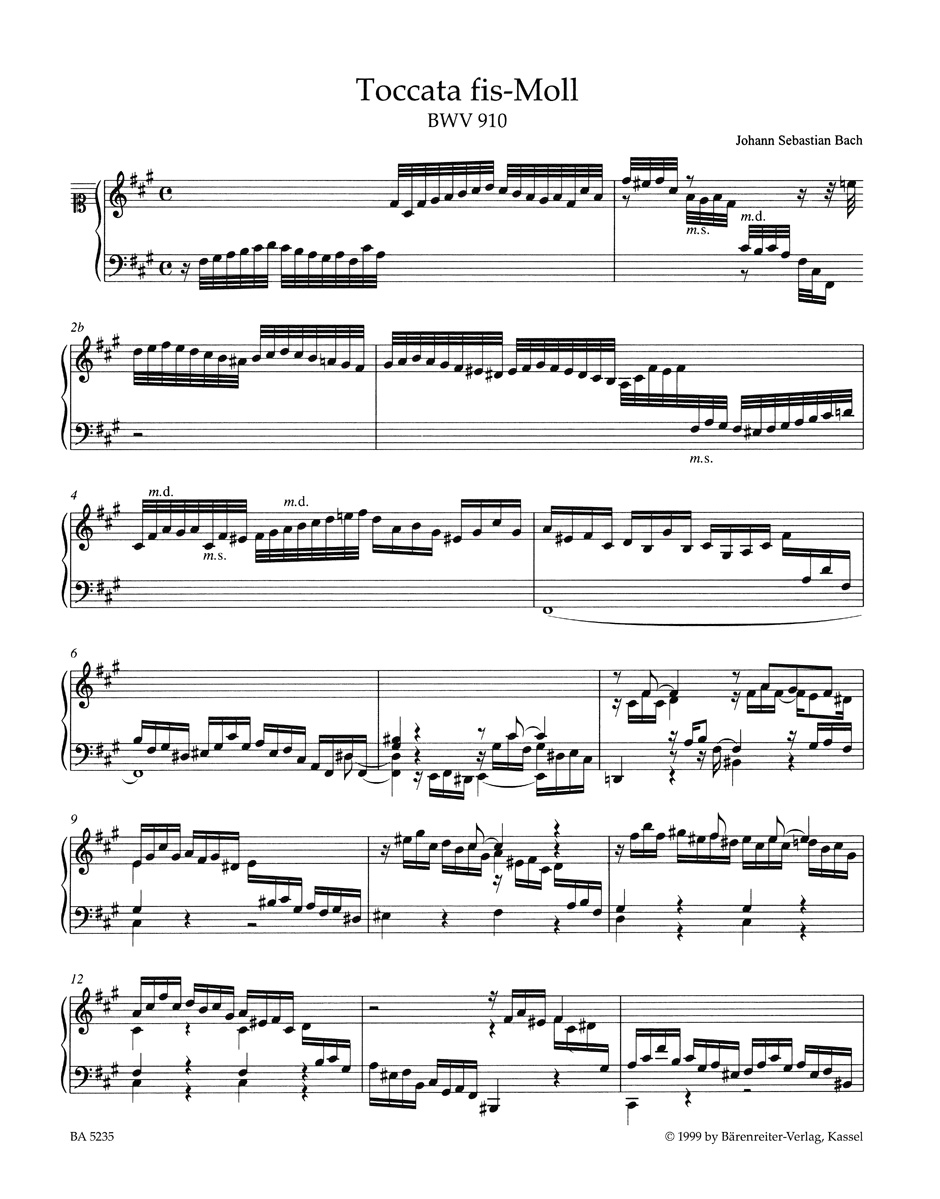 Other Cover Image Toccaten BWV 910-916
