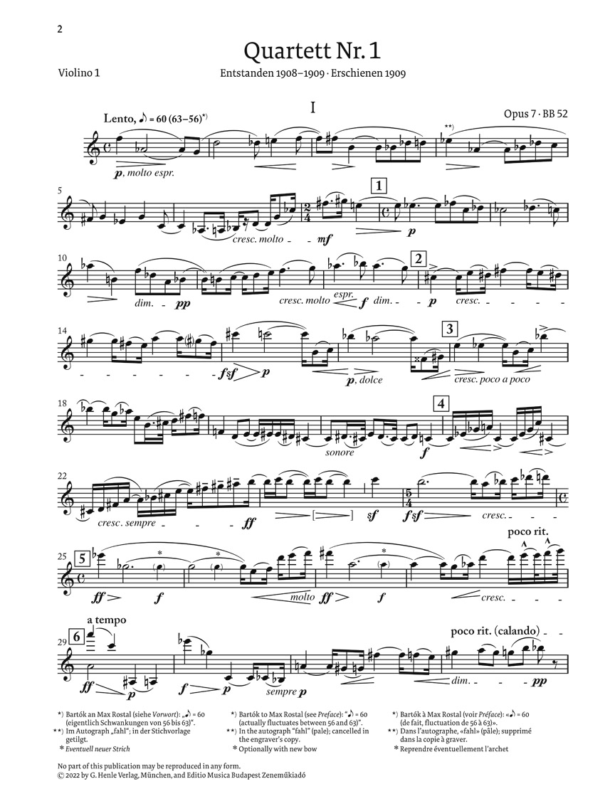 Other Cover Image Streichquartett Nr. 1 op. 7