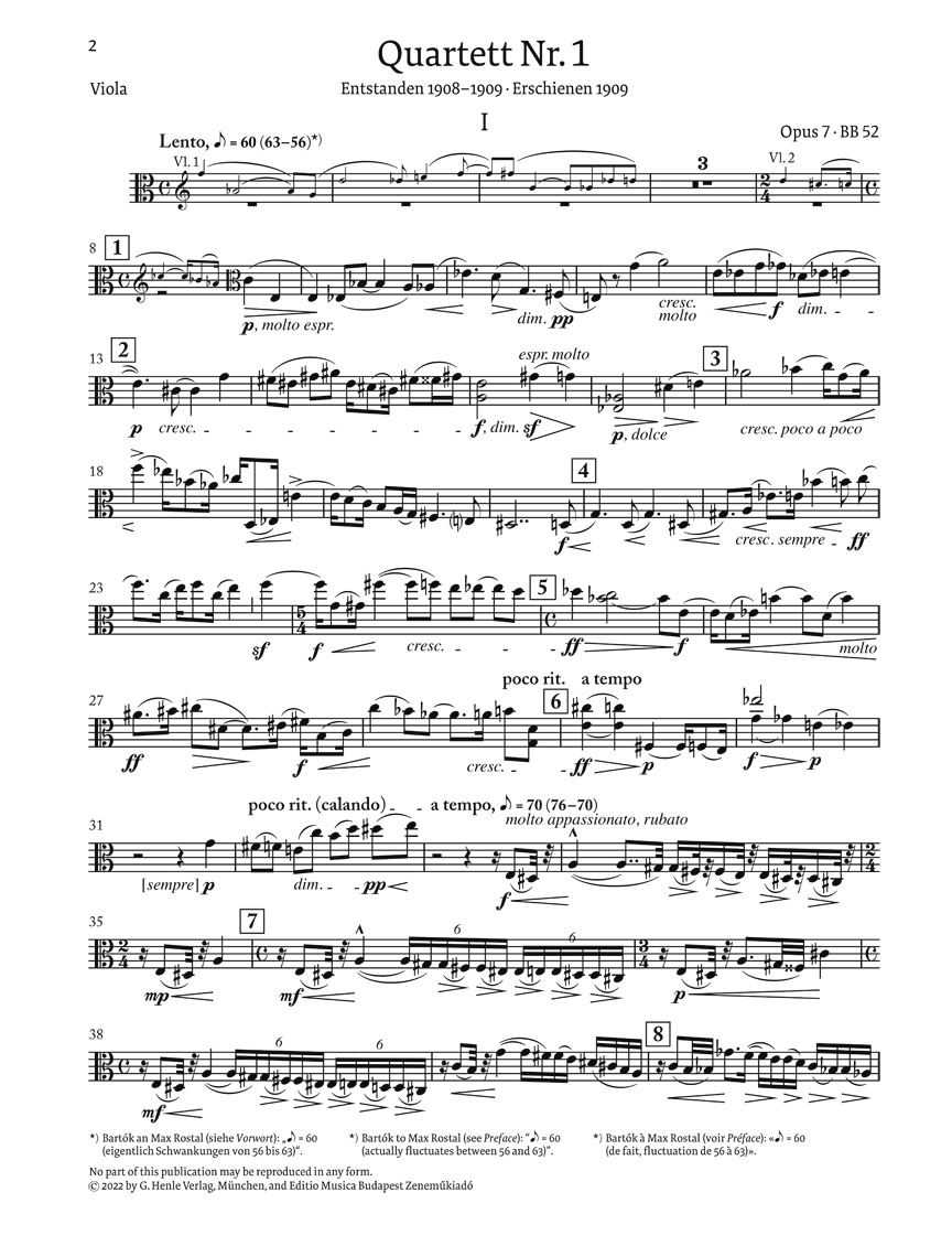 Other Cover Image Streichquartett Nr. 1 op. 7