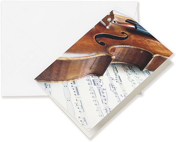 Other Cover Image Grusskarte Geige/Notenblatt A6