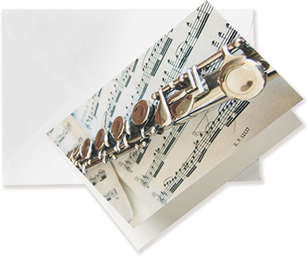Other Cover Image Grusskarte Querflöte/Notenblatt A6