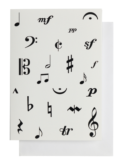 Other Cover Image Grusskarte Musiksymbole A6