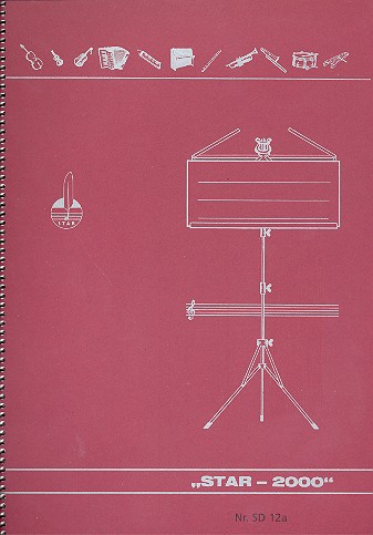 Front Cover Image Notenhefte - DIN A 4 Spirale 12 Systeme