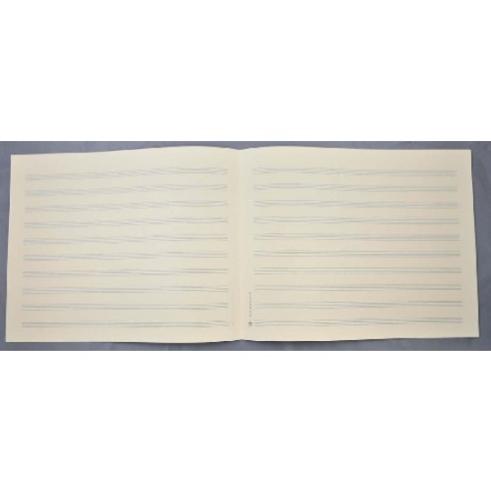 Front Cover Image Notenpapier - Quart quer 10 Systeme