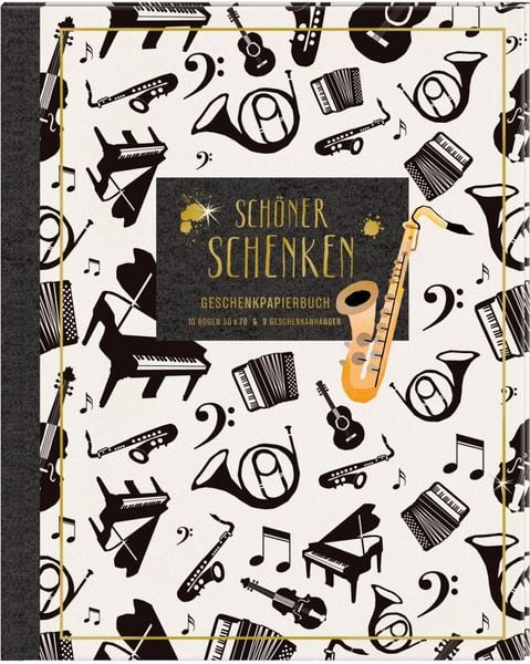Front Cover Image Geschenkpapier-Buch - Schöner schenken (All about music)