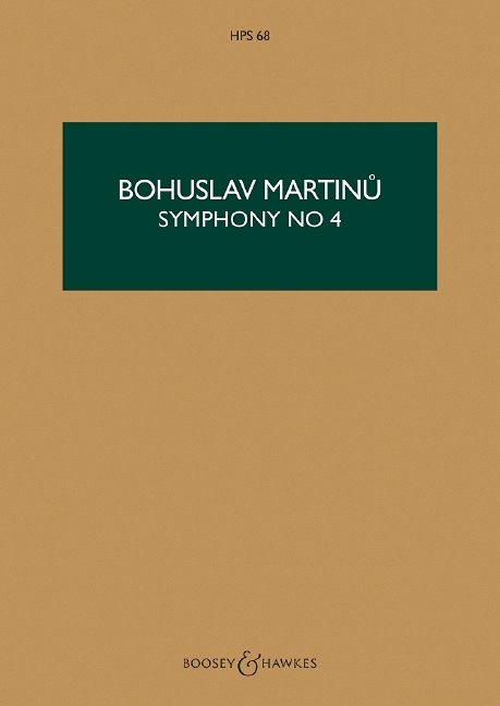 Front Cover Image Symphonie Nr. 4 H 305 (1945)
