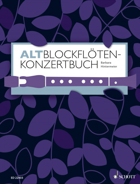 Front Cover Image Altblockflöten-Konzertbuch