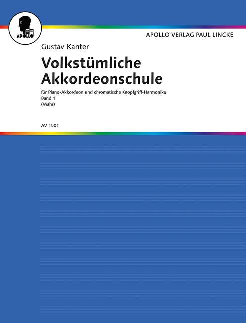 Front Cover Image Volkstümliche Akkordeonschule