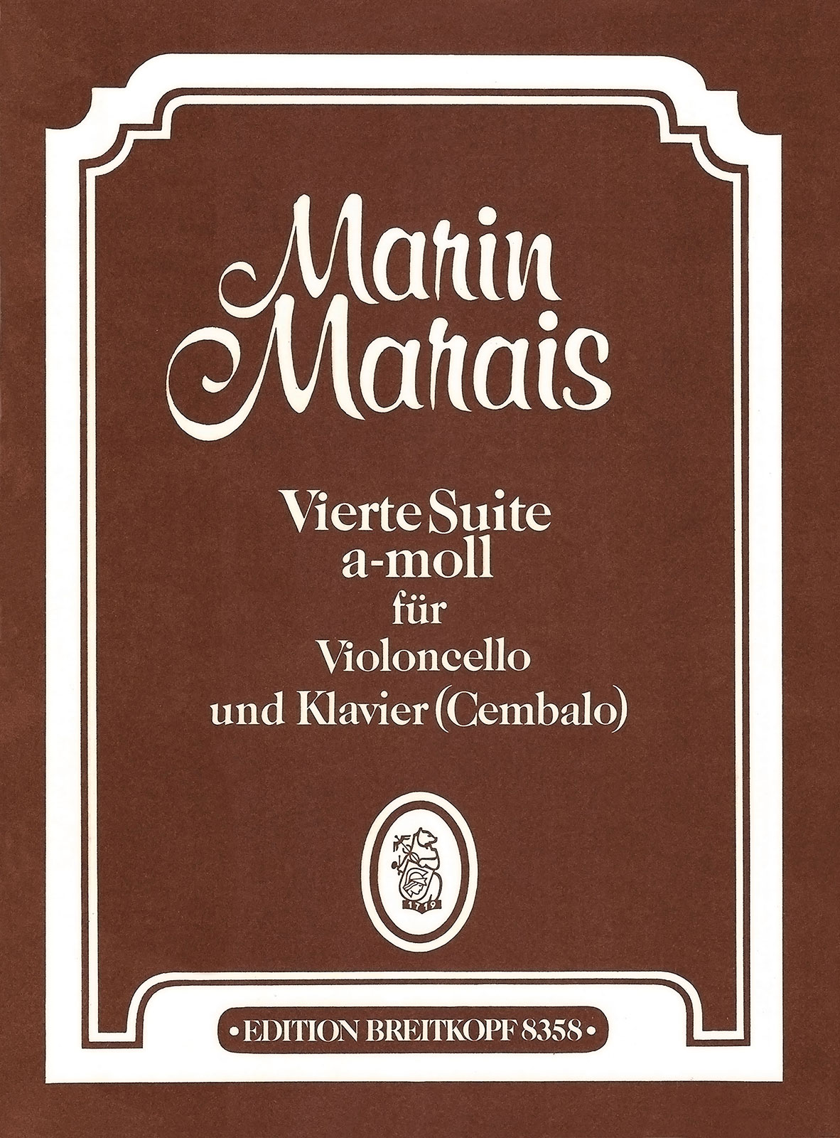 Front Cover Image Vierte Suite a-moll