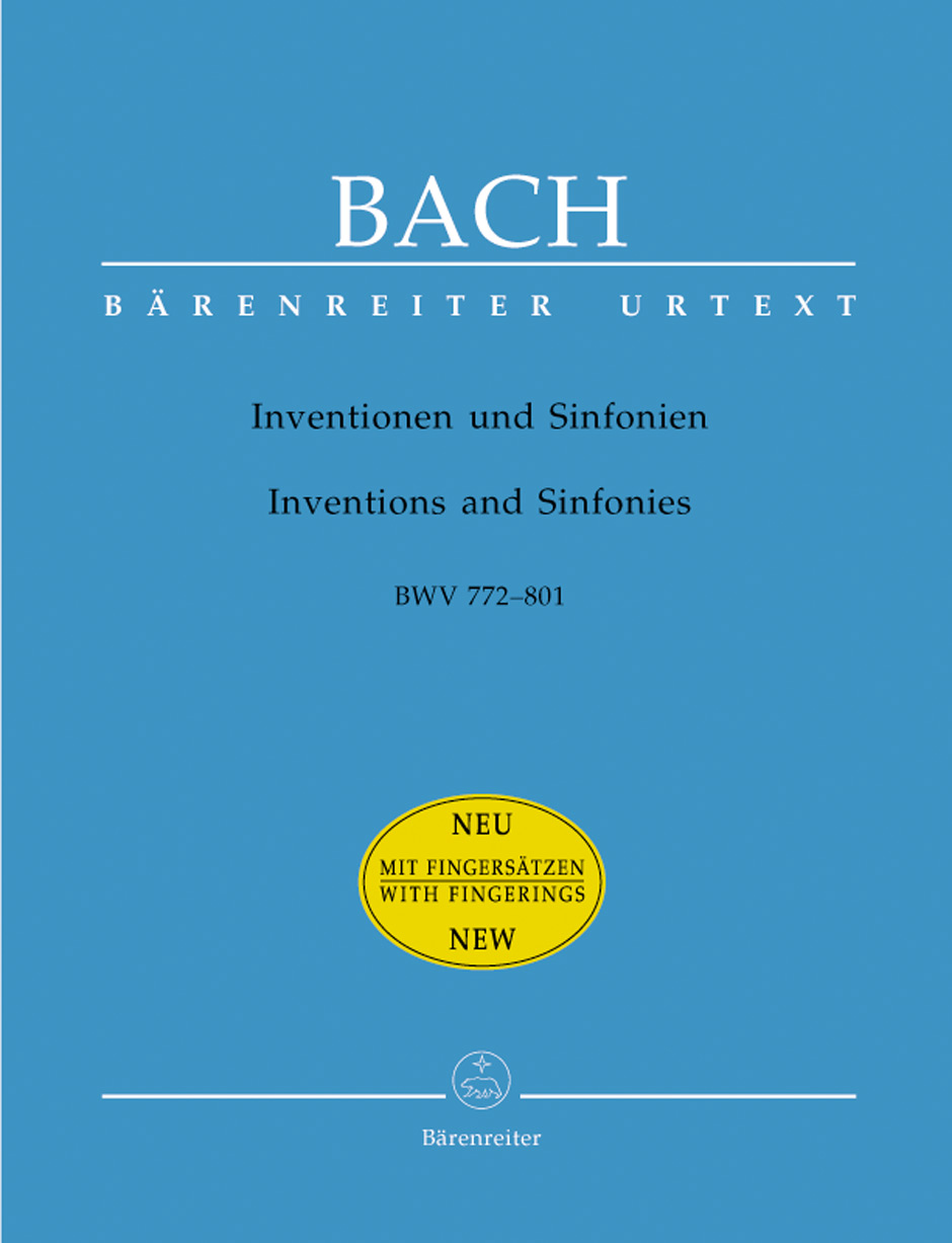 Front Cover Image Inventionen und Sinfonien BWV 772-801