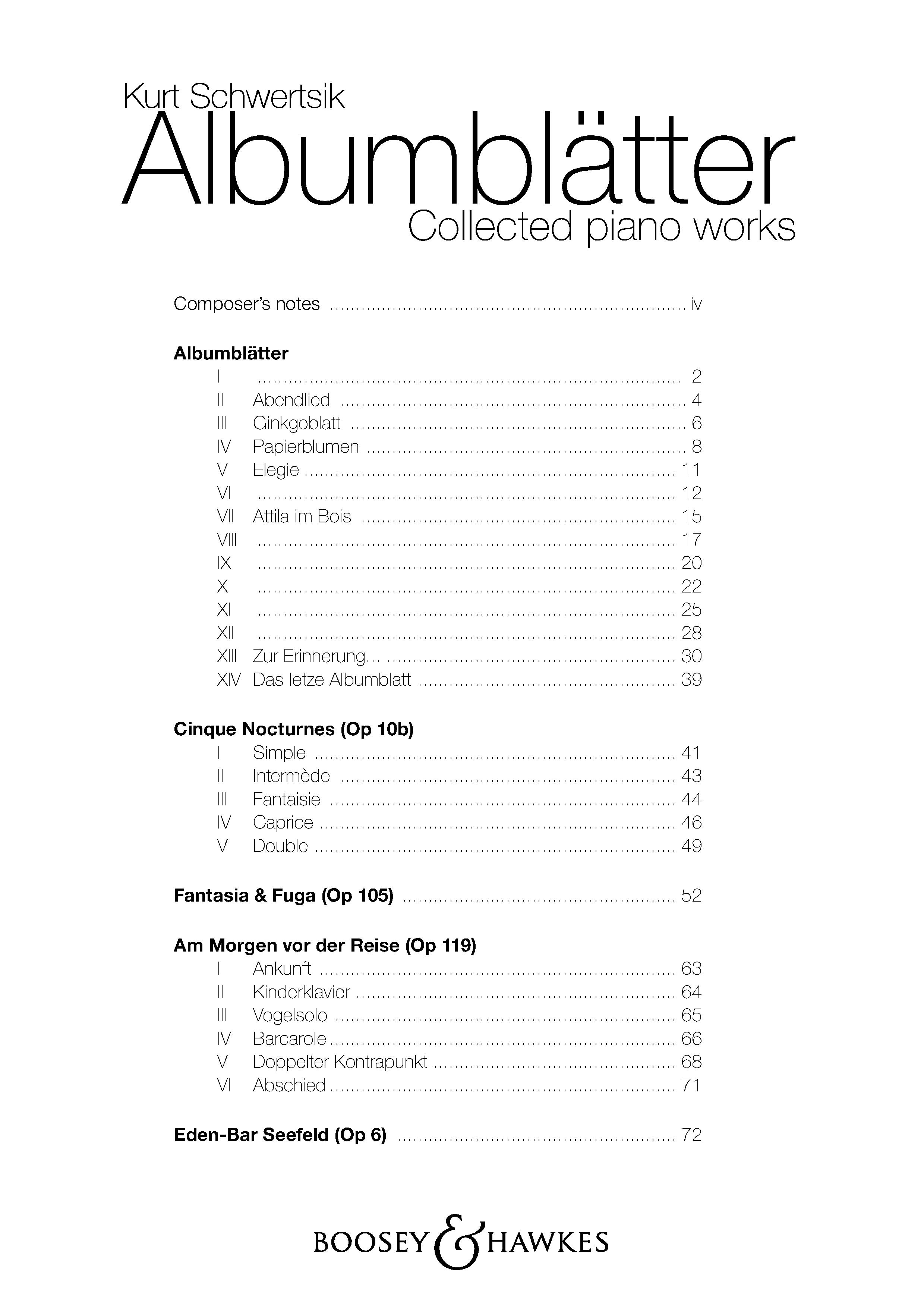 Other Cover Image Albumblätter