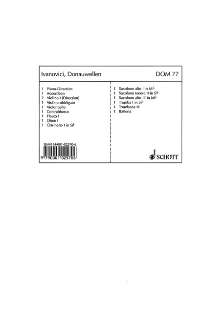 Other Cover Image Donauwellen-Walzer