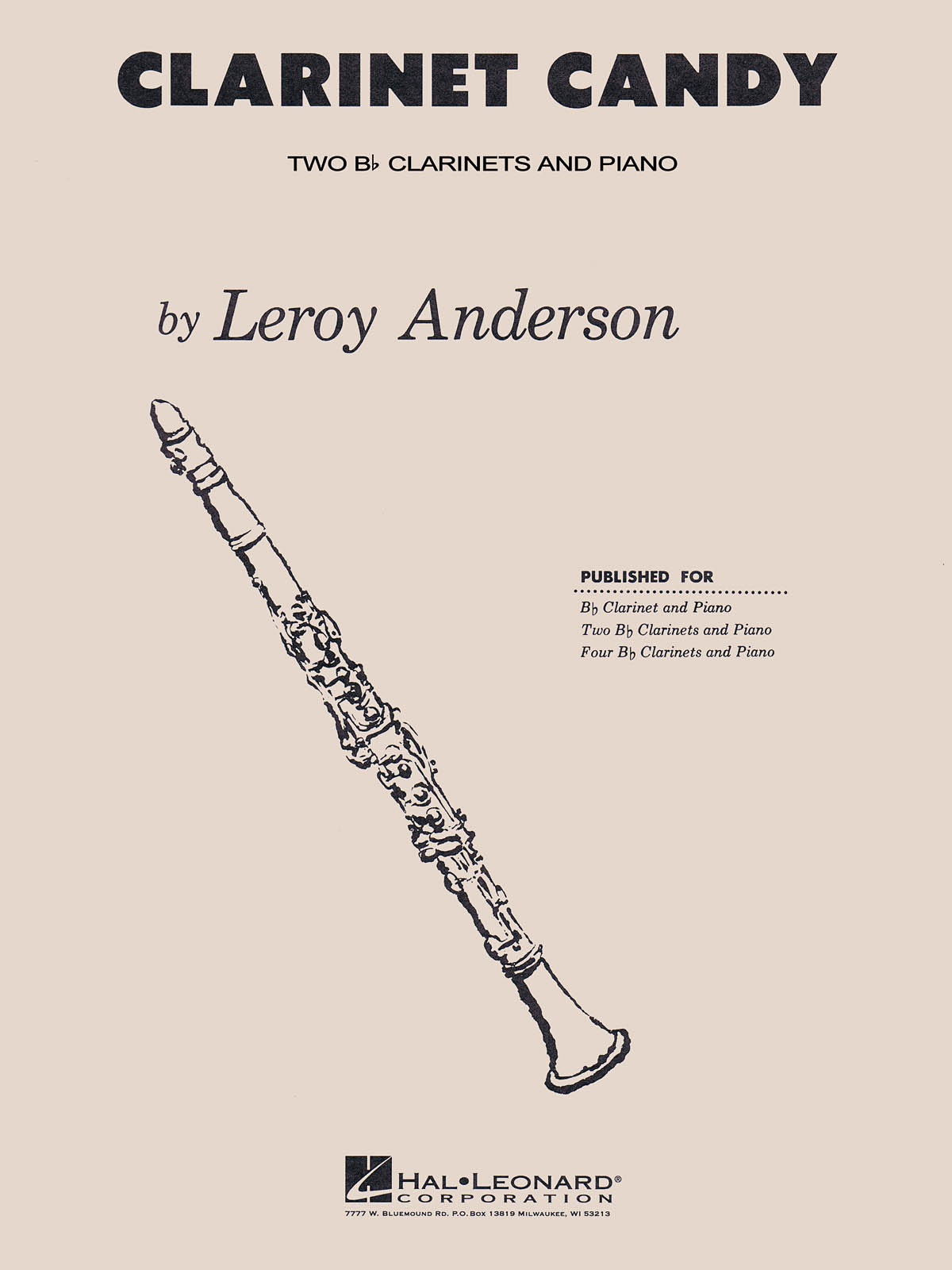 Front Cover Image Clarinet Candy