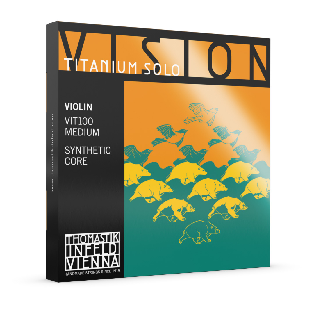 Front Cover Image Thomastik Vision Titanium Solo Violine 4/4 SATZ, mittel