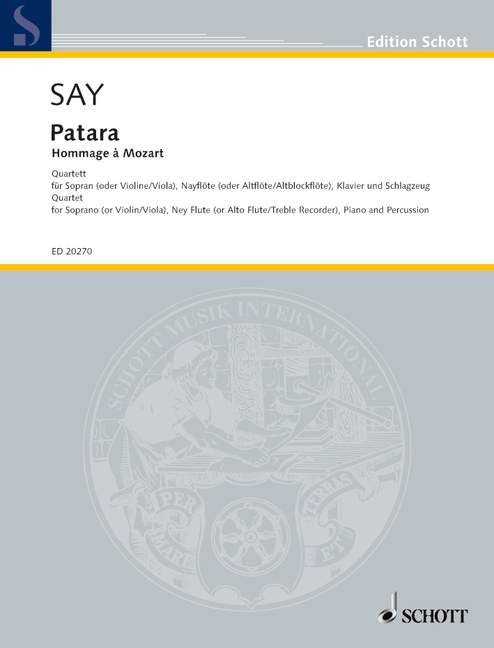 Front Cover Image Patara op. 17 (2005)