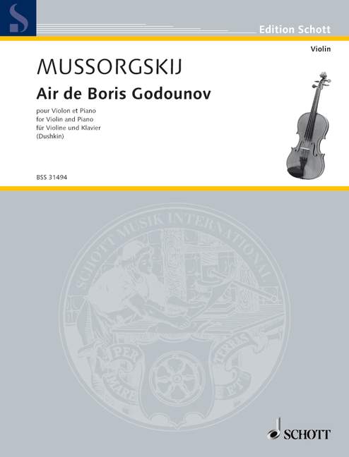 Other Cover Image AIR DE BORIS GODUNOW