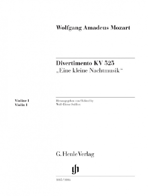 Front Cover Image Divertimento: Eine kleine Nachtmusik KV 525