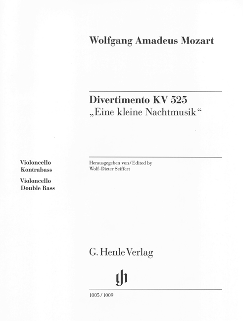Front Cover Image Divertimento: Eine kleine Nachtmusik KV 525