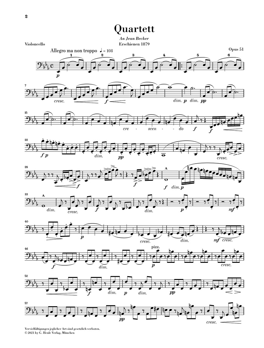 Other Cover Image Streichquartett Es-dur op. 51