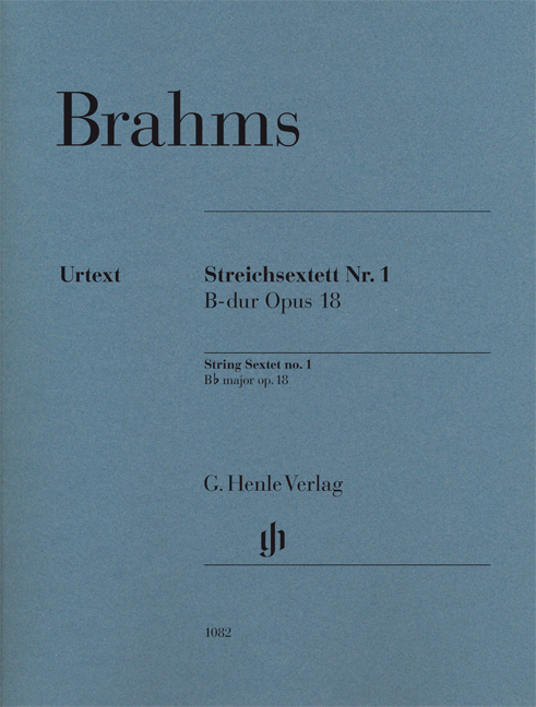 Front Cover Image Streichsextett Nr. 1 B-dur op. 18