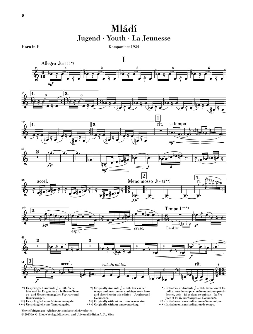 Other Cover Image Mladi (Jugend) - Suite für Blasinstrumente