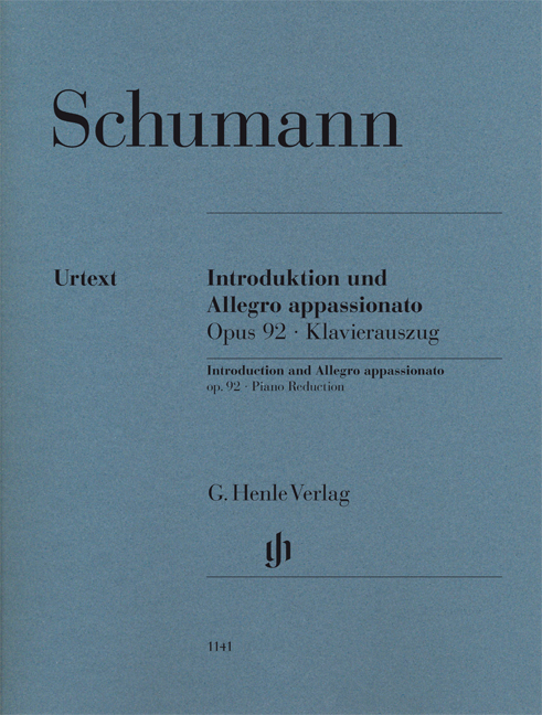 Front Cover Image Introduktion und Allegro appassionato Opus 92