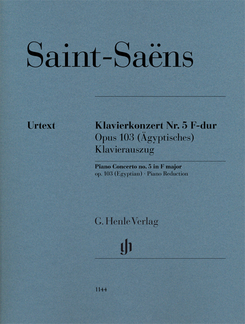 Front Cover Image Klavierkonzert Nr. 5 F-dur op. 103 (Ägyptisches)