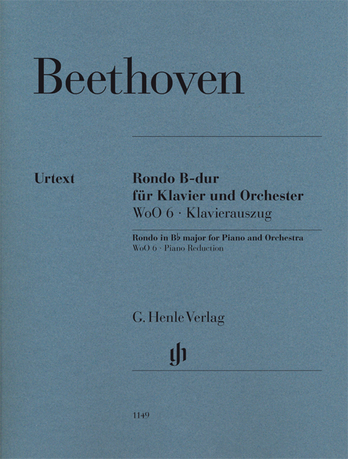 Front Cover Image Rondo B-dur für Klavier und Orchester WoO 6