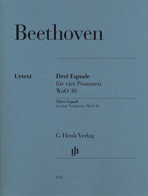 Front Cover Image 3 Equale für 4 Posaunen WoO 30