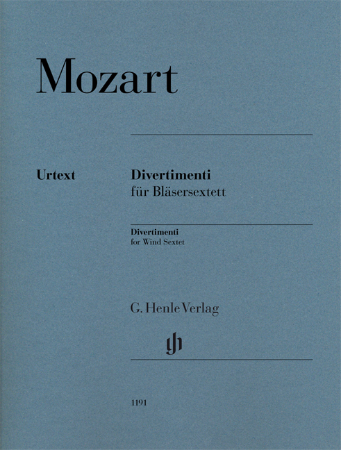 Front Cover Image Divertimenti für Bläsersextett