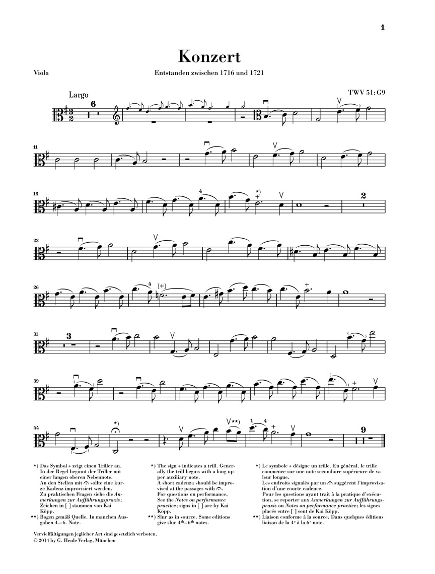 Other Cover Image Violakonzert G-dur