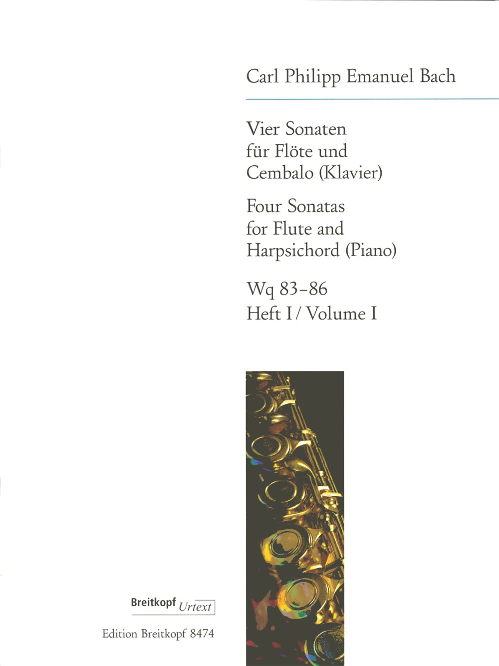 Front Cover Image Vier Sonaten, Heft 1 Wq 83,84