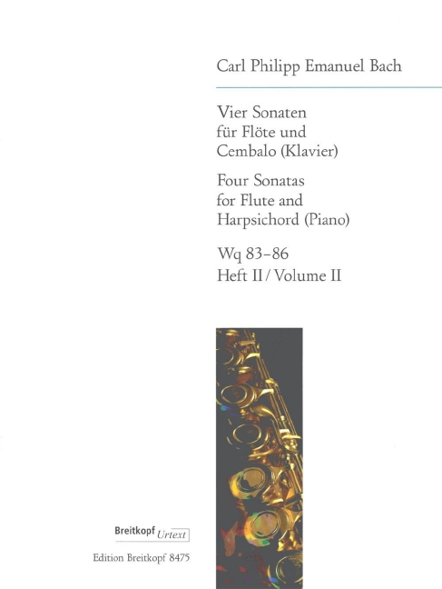 Other Cover Image Vier Sonaten, Heft 2 Wq 85, 86