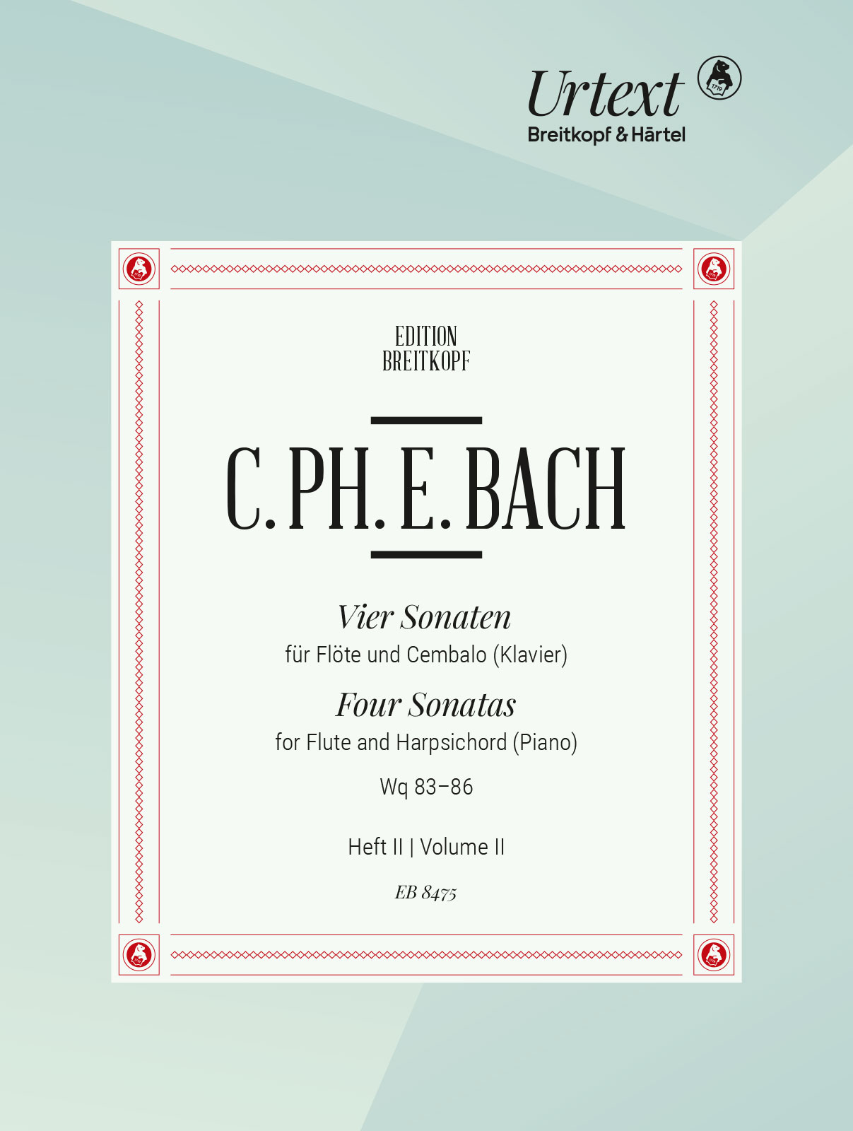 Other Cover Image Vier Sonaten, Heft 2 Wq 85, 86