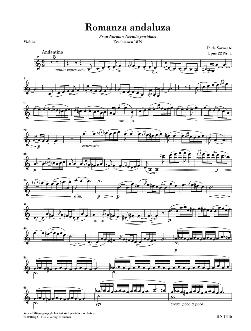 Other Cover Image Romanza andaluza op. 22/1