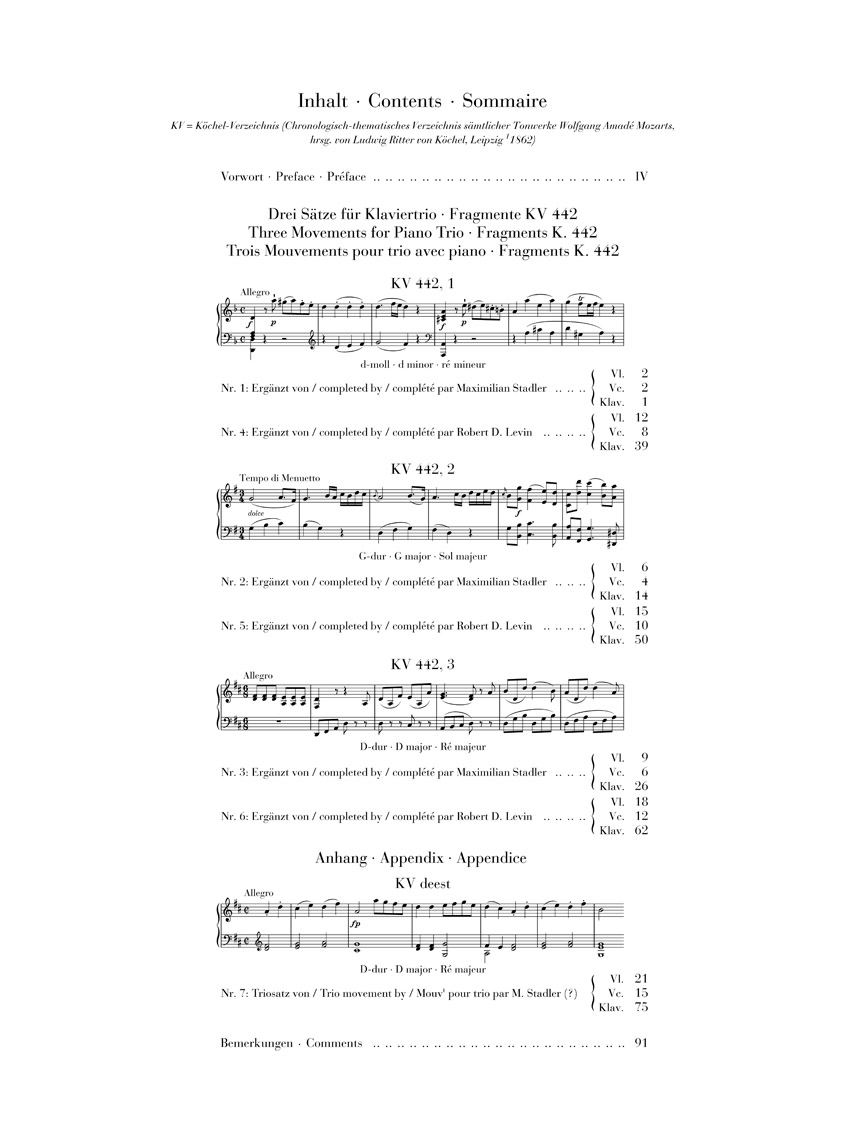 Other Cover Image Drei Sätze für Klaviertrio