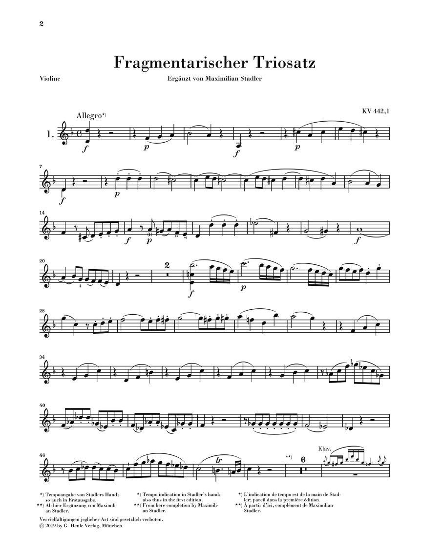Other Cover Image Drei Sätze für Klaviertrio