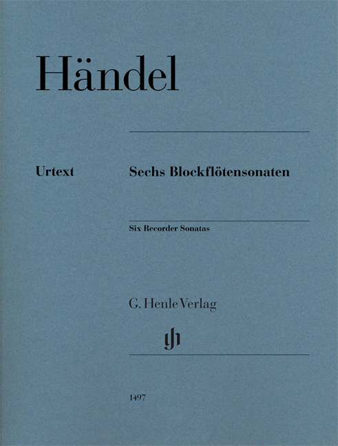 Front Cover Image Sechs Blockflötensonaten