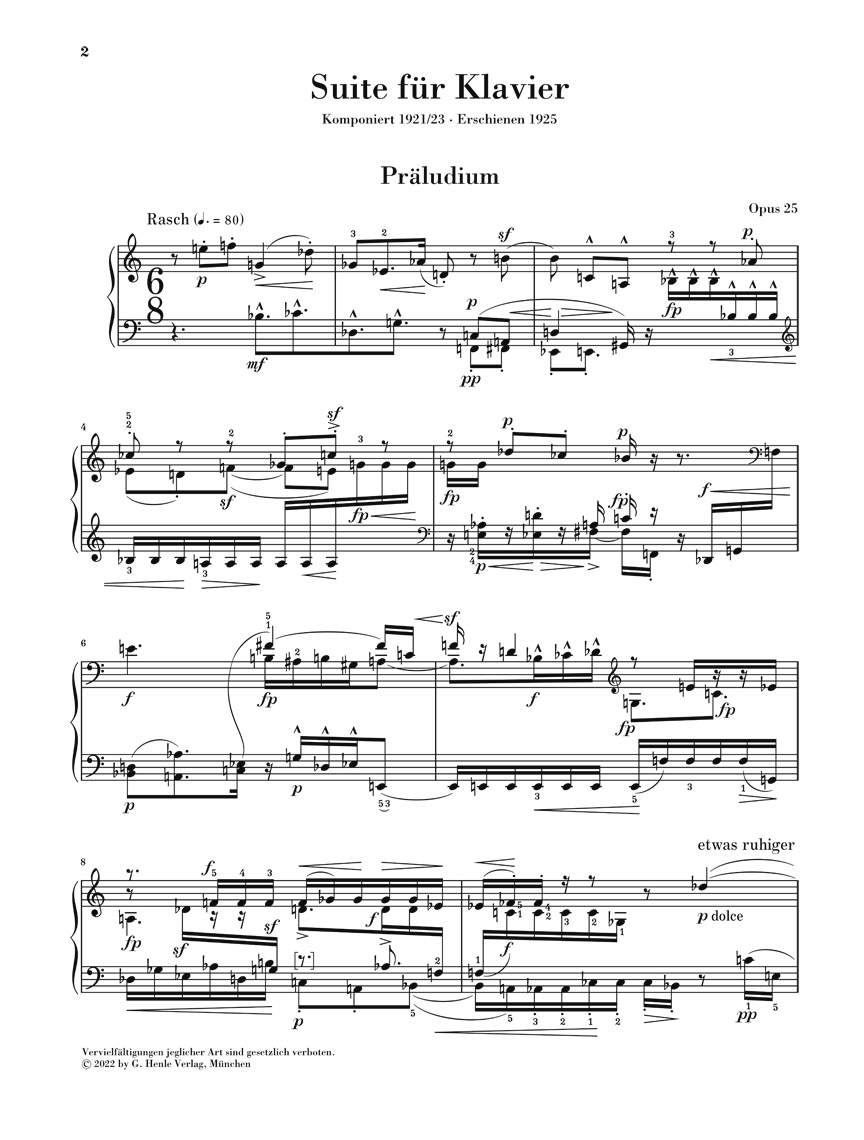 Other Cover Image Suite op. 25