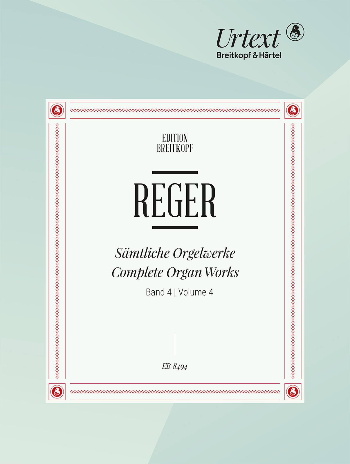 Front Cover Image Sämtliche Orgelwerke Band 4