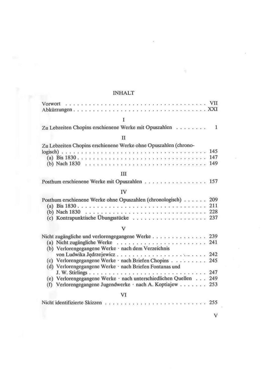 Other Cover Image Frédéric Chopin Werkverzeichnis