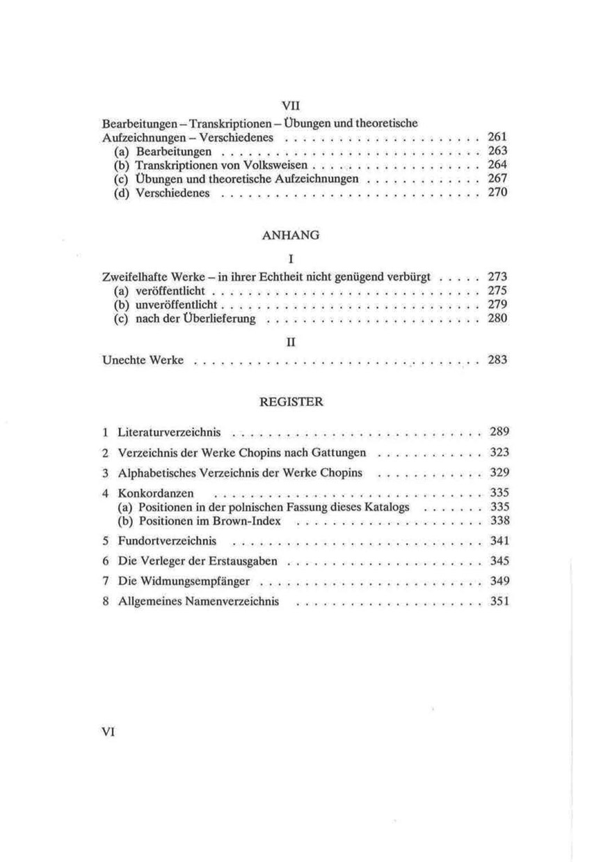 Other Cover Image Frédéric Chopin Werkverzeichnis