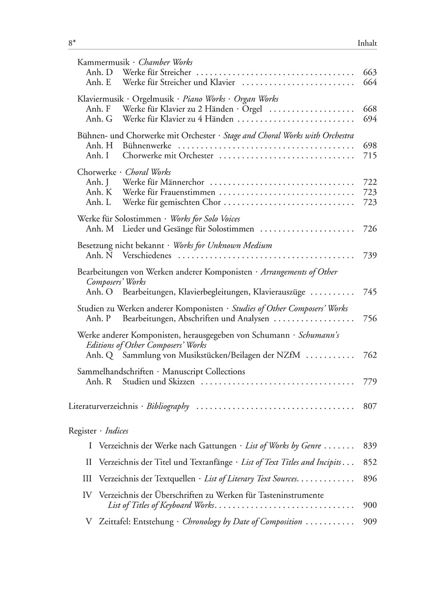 Other Cover Image Robert Schumann Thematisch-Bibliographisches Werkverzeichnis